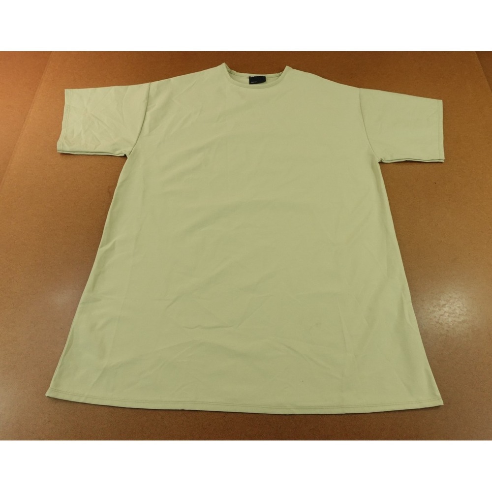 ASOS Womens Size Medium Green Structured Oversized Mini T-Shirt Dress New